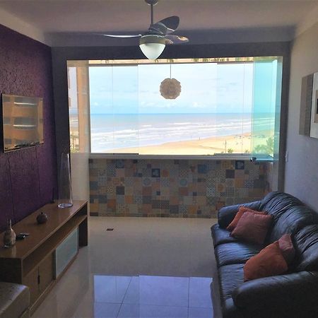 프라이아 그란데 Apartamento Frente Ao Mar Em Praia Grande 아파트 외부 사진