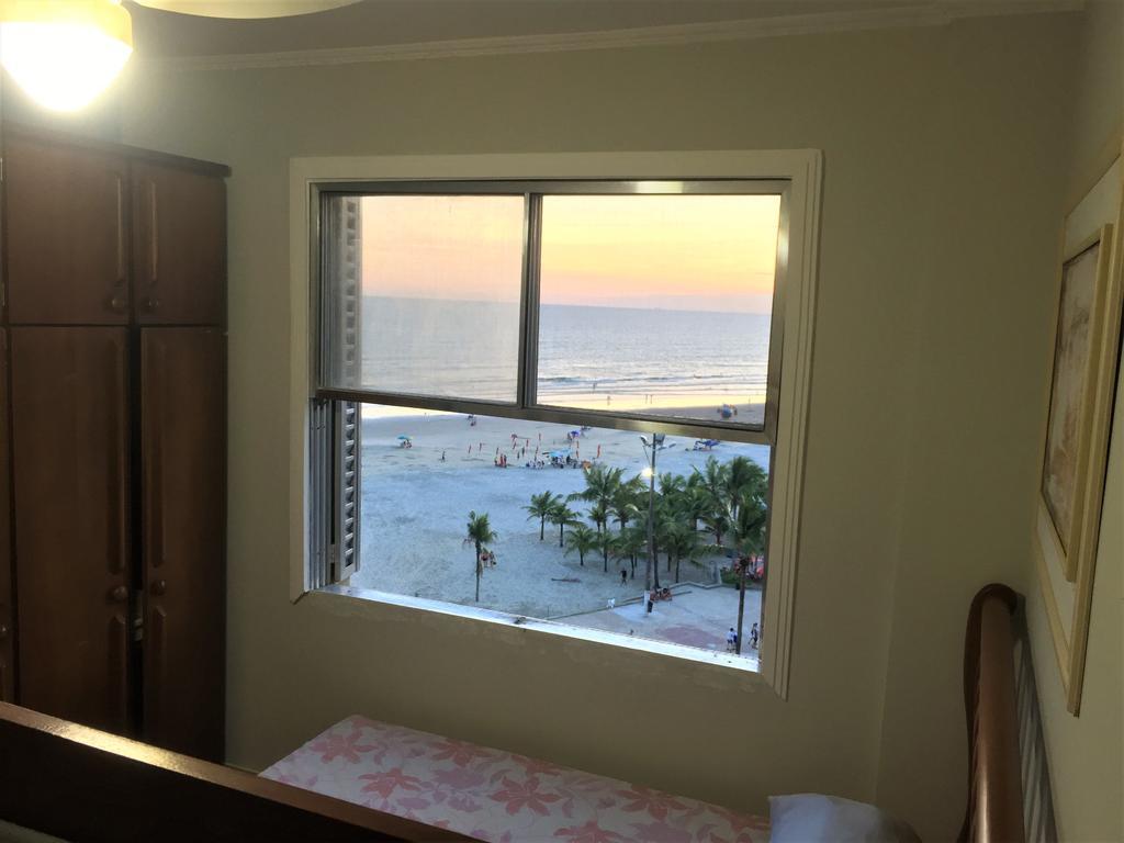프라이아 그란데 Apartamento Frente Ao Mar Em Praia Grande 아파트 외부 사진